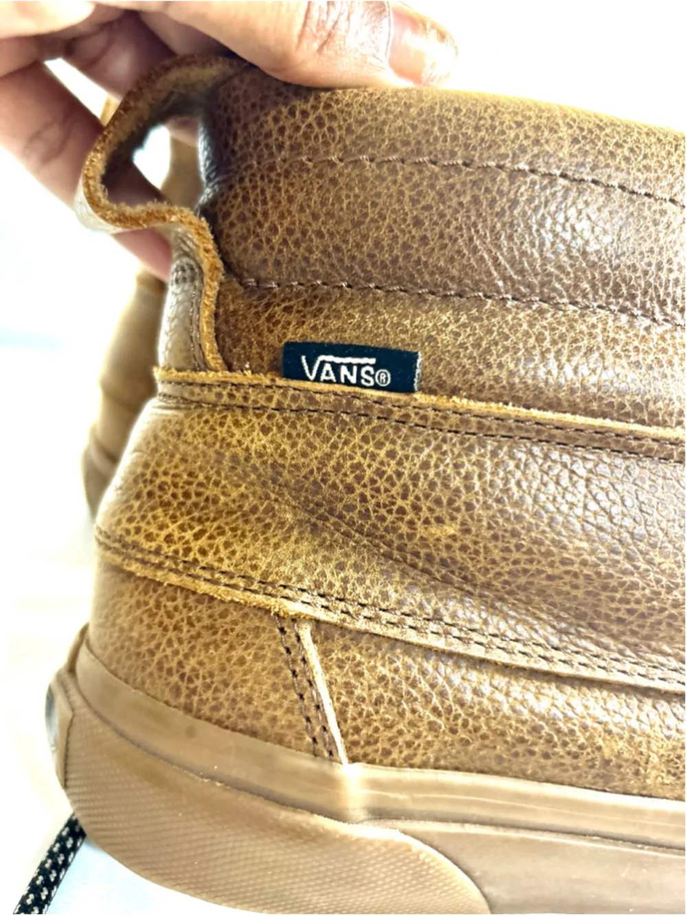 Vans SK8-Hi Del Pato Duck Leather Boots Sneakers men size 9/women 10.5